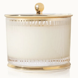Thymes - Frasier Fir Gilded Medium Poured Candle - Frosted Wood Grain