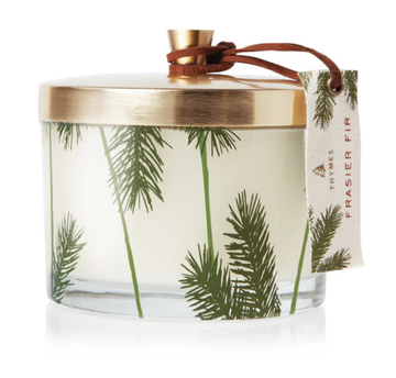 Thymes - Frasier Fir Poured Candle - Pine Needls 3 Wick Candle