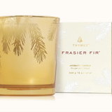 Thymes - Frasier Fir 13 oz Poured Candle Gilded