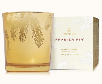 Thymes - Frasier Fir 13 oz Poured Candle Gilded