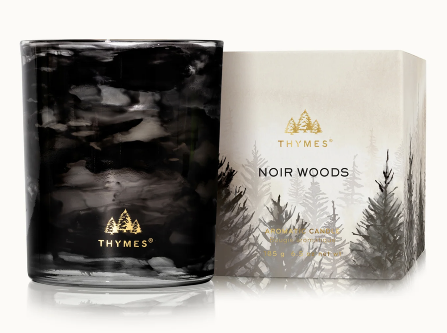 Thymes - Noir Woods Boxed Candle - Single