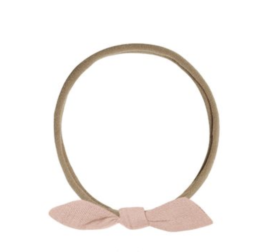 Quincy Mae - little Knotted Headband - Rose