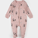 Petit Lem - Witch Glow in the Dark Print Sleeper - Pink