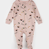 Petit Lem - Sushi Print Sleeper - Pink