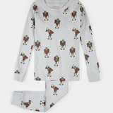 Petit Lem - Frankenstein Glow in the Dark Print - Light Grey