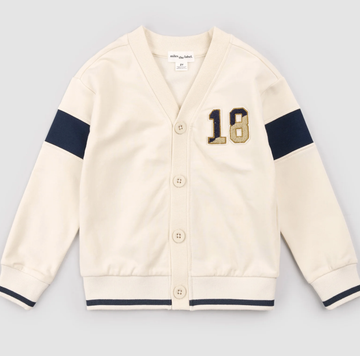 Miles the Label - Varsity Birch Knit Cardigan