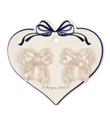 Konges Sløjd - 2 Pack Bow Hair Clip - Cameo Rose