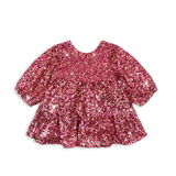 Konges Sløjd - Lila Bow Dress - Sparkling Sangria