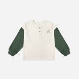 Rylee & Cru - Relaxed Long Sleeve Henley - Chase Your Dreams