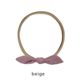 Quincy Mae -Little Knotted Headband - Mulberry