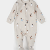 Petit Lem - Ballerina Print on Cream Sleeper