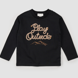 Miles - Play Outside Cord Applique Long-Sleeve Top
