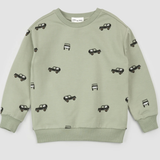 Miles the Label - Off Roading Print on Sage Sweatshirt