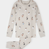 Petit Lem - Ballerina Print on Cream PJ Set
