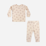 Quincy Mae - Bamboo Pajama Set - Reindeer