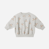 Quincy Mae - Relaxed Fleece Sweatshirt - Reindeer