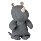 Maileg - Safari Friends, Rhino, Small - Dusty blue