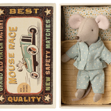 Maileg - Little brother mouse in matchbx