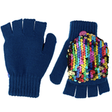 Rockahula - Rainbow Shimmer Sequin Knitted Glove