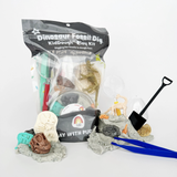 Earth Grown KidDoughs (KidDoughs by EGKD) - Dinosaur Fossil Dig Kiddough Play Kit