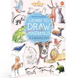 Eeboo - Art Book - Learn to Draw Animals