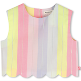 Billie Blush - Striped Scallop Hem Tank Top - Multicolor