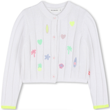 Billie Blush - Embroidered Cardigan - White