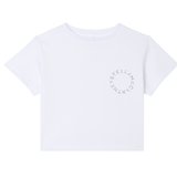Stella McCartney - Girls SS T-Shirt With Stella Logo - White