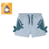 Stella McCartney - Baby Boy Swim Shorts With Whale Graphic - Blue