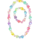 Great Pretenders - Wish Upon a Rainbow Star Necklace & Bracelet Set - 2 pcs
