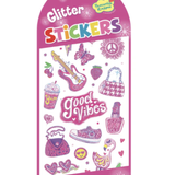 Peaceable Kingdom - Glitter - Pink Party Stickers