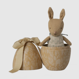 Maileg - Easter egg with micro rabbit - Small - Cream yellow