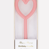 Meri Meri - Large Slim Heart Candle
