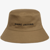 Marc Jacobs - Boys Reversible Blue Check & Beige Cotton Bucket Hat