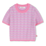 Billie Blush - Crochet SS Tshirt - Lilac