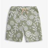Appaman - Linen Sage Sunflower Resort Shorts