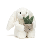 Jellycat - Cream Bunny with Plant