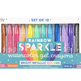 Ooly - Rainbow Sparkle - Watercolor Gel  Crayons