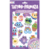 Ooly - Tattoo Palooza - Glitter Temporary Tattoos - Colorful Cats