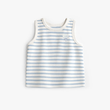 Souris Mini - White camisole with blue stripes