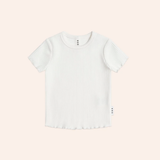 Hux - Classic Almond Milk Rib Tee