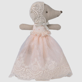 Maileg - Baby Mouse in Gown - Powder