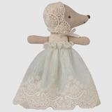 Maileg - Baby Mouse in Gown - Mint