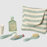 Maileg - Toothbrush Set in Bag - Blue
