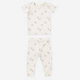 Quincy Mae - Bamboo Short Sleeve Pajama Set - Elephants