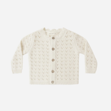 Quincy Mae - Scalloped Cardigans - Natural