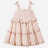 Rylee & Cru - Ruffled Swing Dress - Petal Gingham