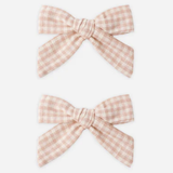 Rylee & Cru - Set of 2 Bows - Petal Gingham