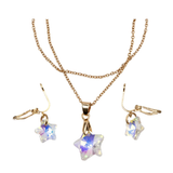Great Pretenders - Boutique Holographic Star Necklace & Earring Set