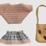 Maileg - Clothes and Bag, Little Sister Mouse
